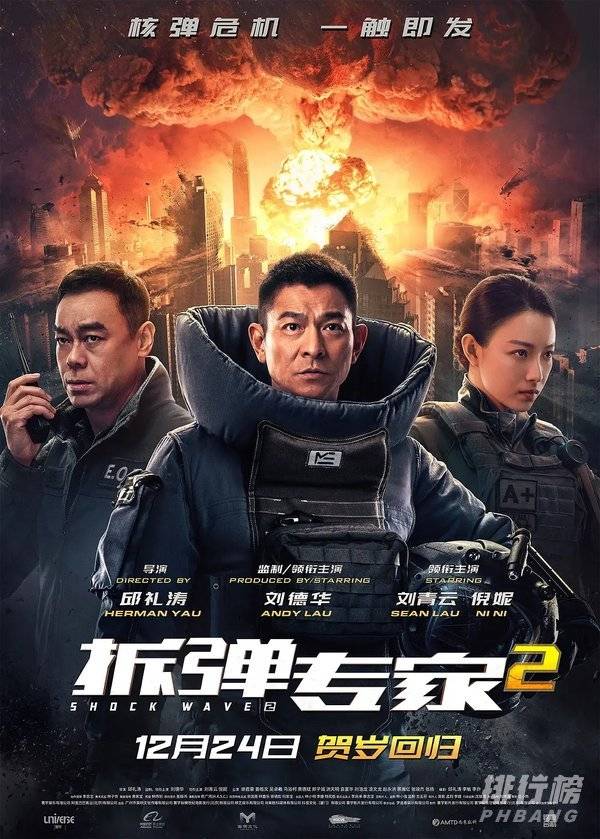 2021年元旦上映的电影：《拆弹专家2》